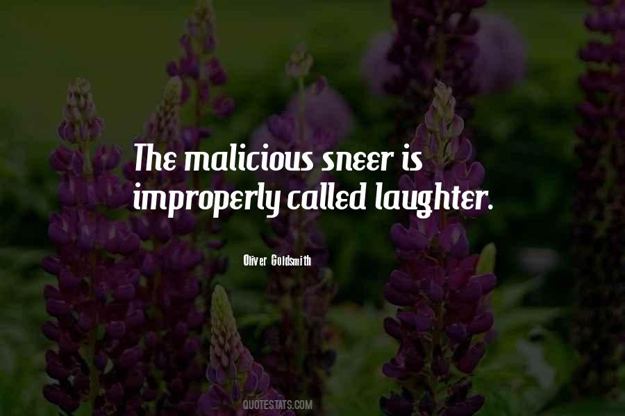 Sneer Quotes #184155