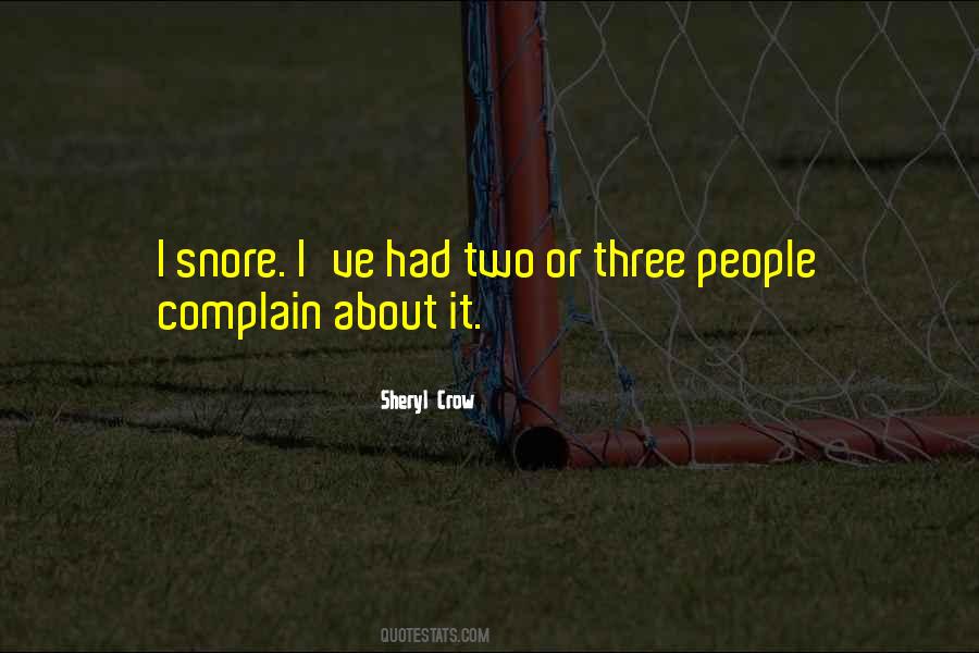 Snore Quotes #1361263