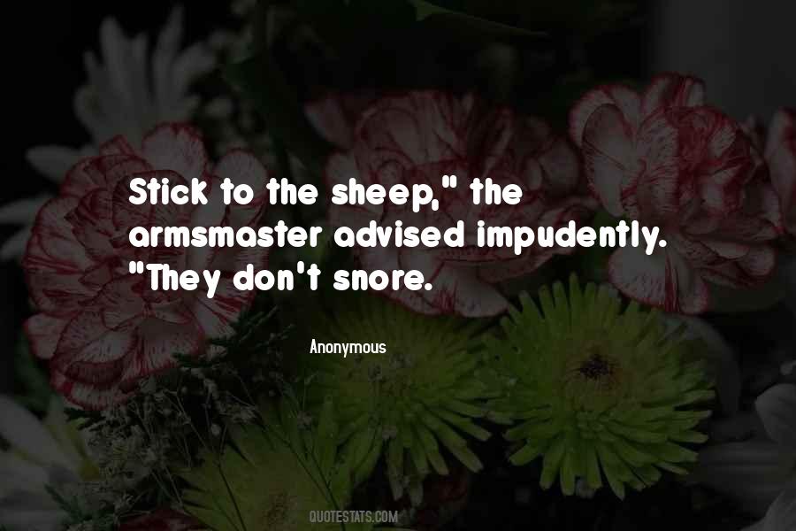 Snore Quotes #992652