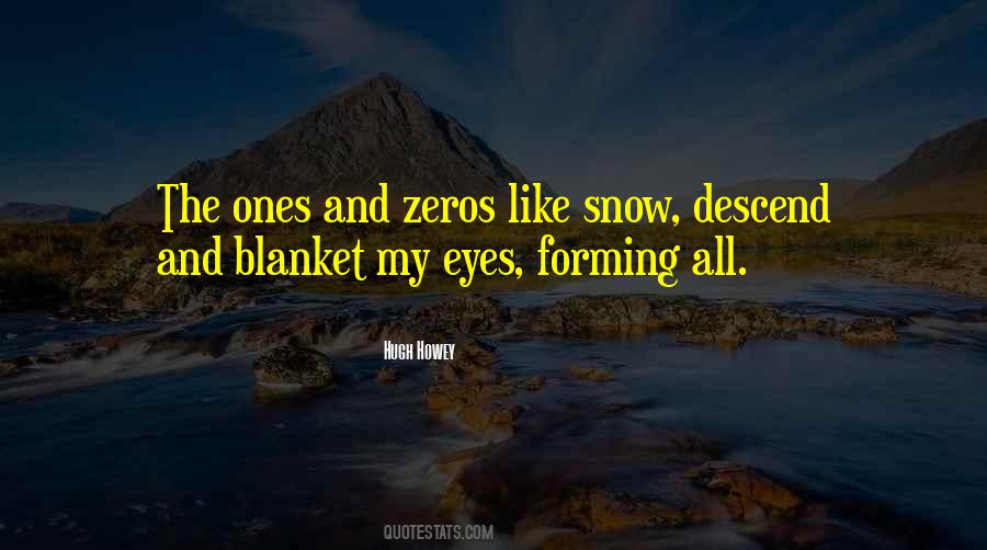 Snow Blanket Quotes #143307