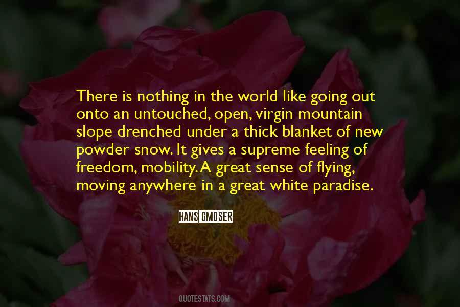 Snow Is Like Quotes #639357