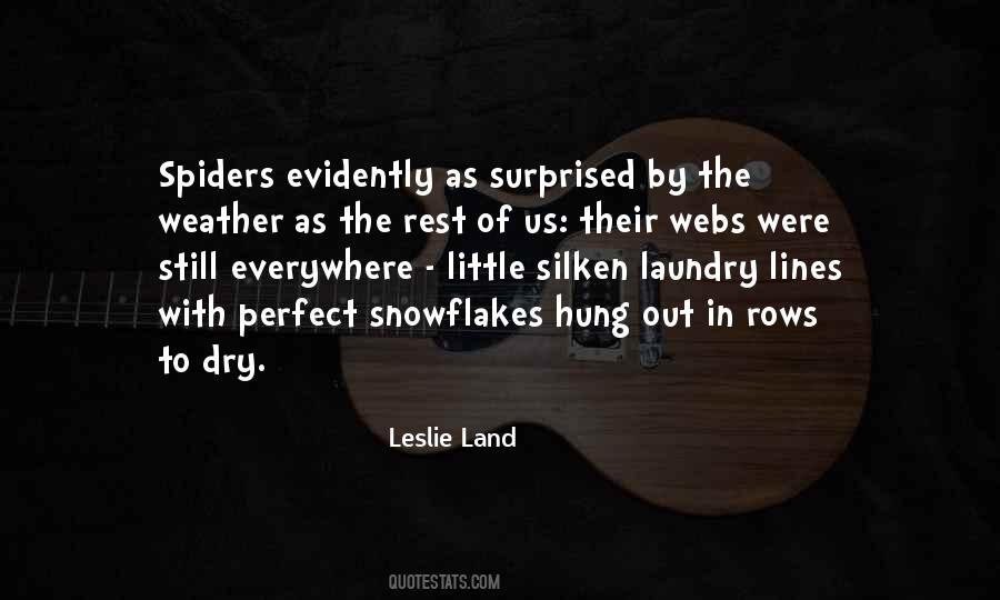 Snow Land Quotes #1225007