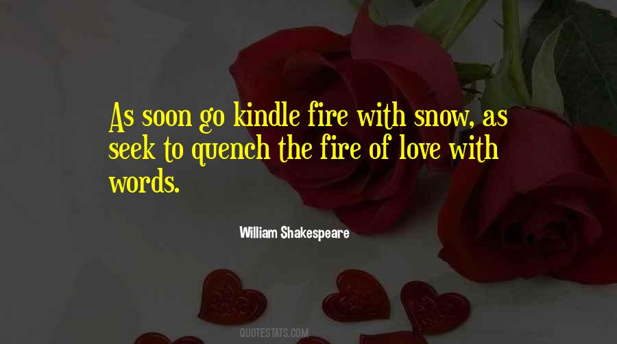 Snow Love Quotes #36388