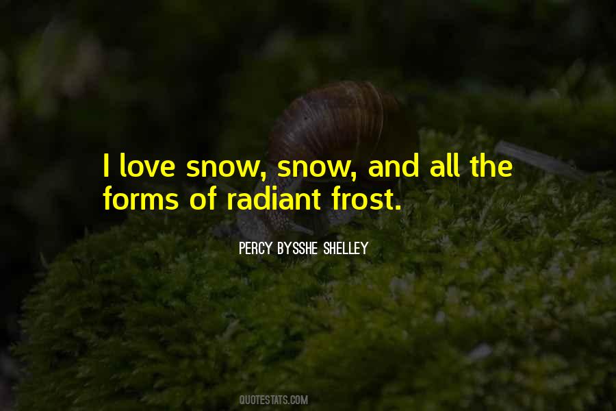 Snow Love Quotes #670780