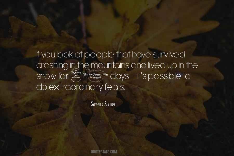 Snow Mountains Quotes #1475717