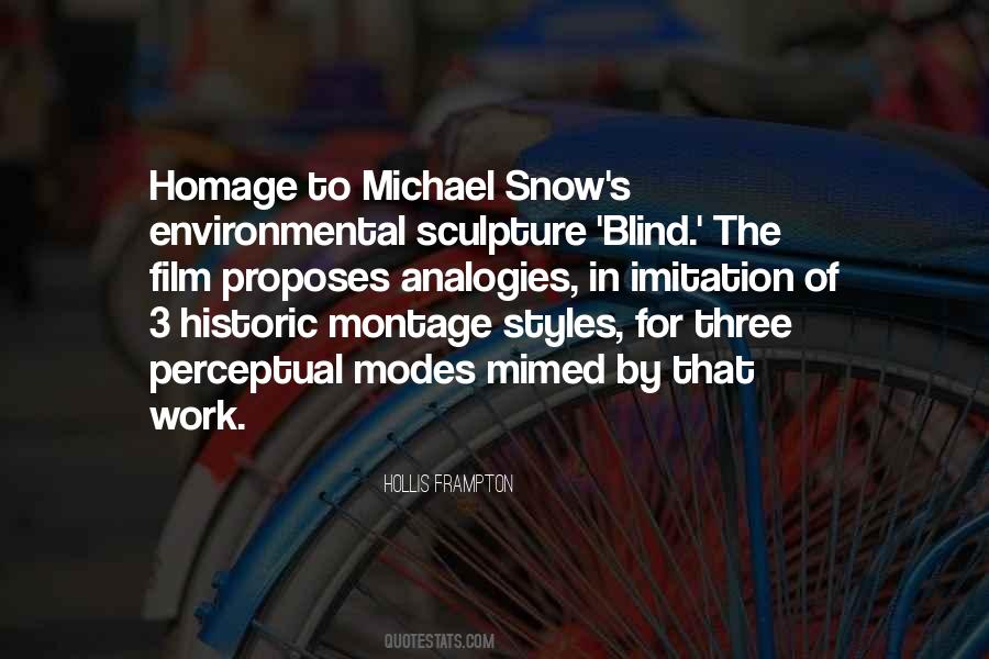 Snow Sculpture Quotes #1778117
