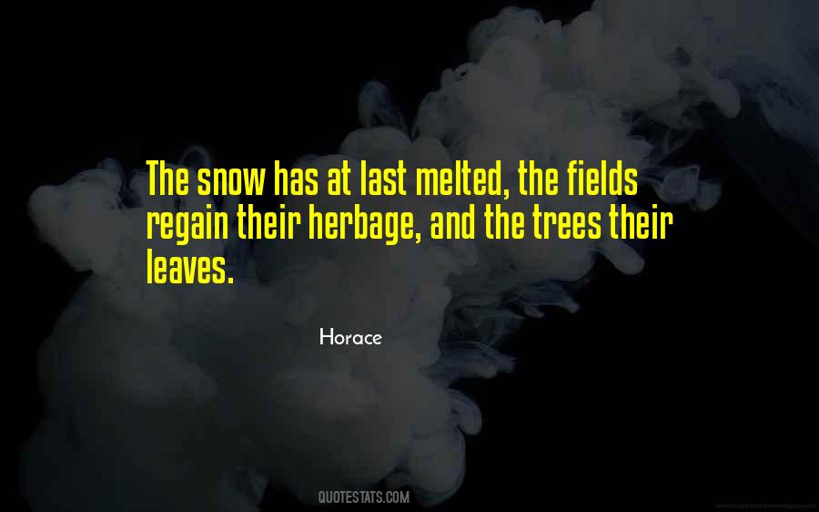 Snow Trees Quotes #608759