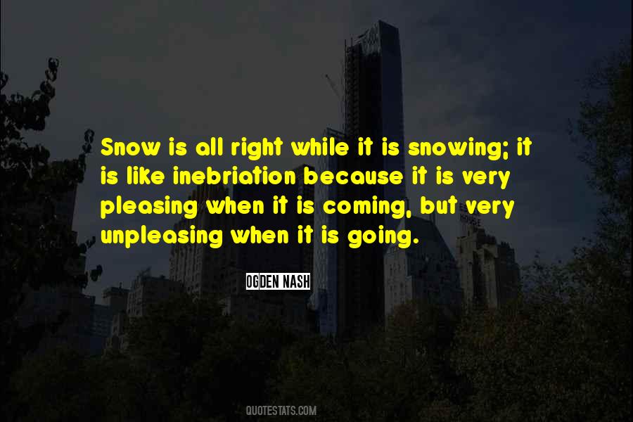 Snowing Outside Quotes #171587