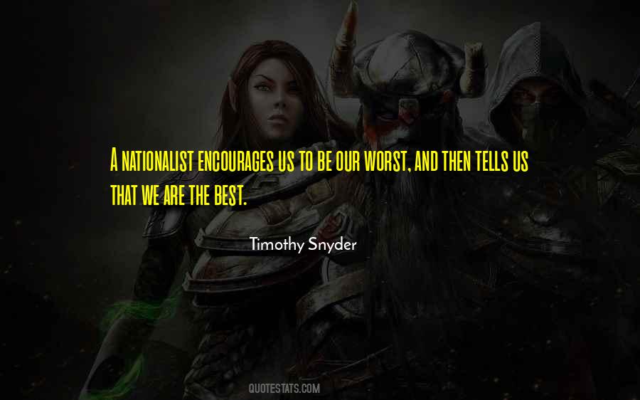 Snyder Quotes #96305