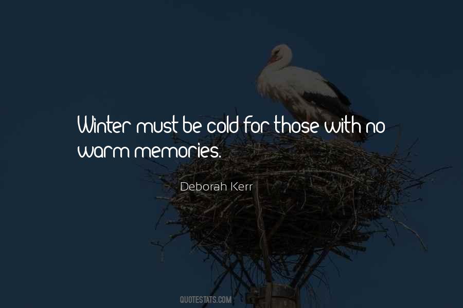 So Cold Winter Quotes #184982
