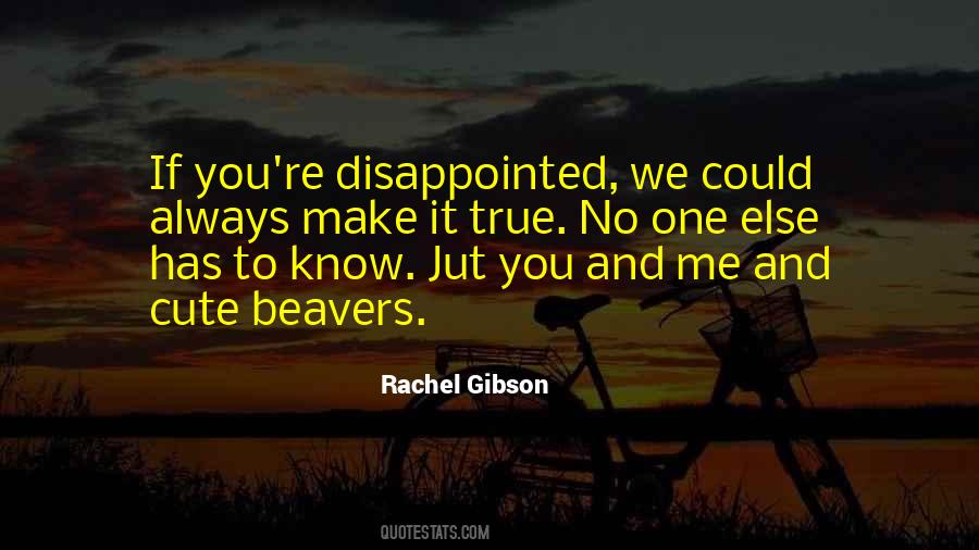 So Disappointed In You Quotes #86727