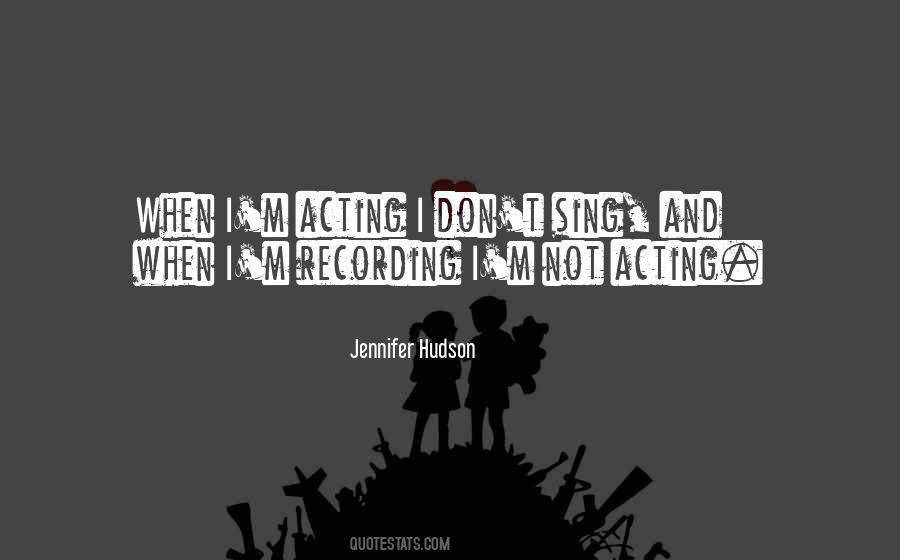 Quotes About Jennifer Hudson #1273919