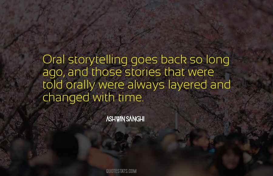 So Long Ago Quotes #255805