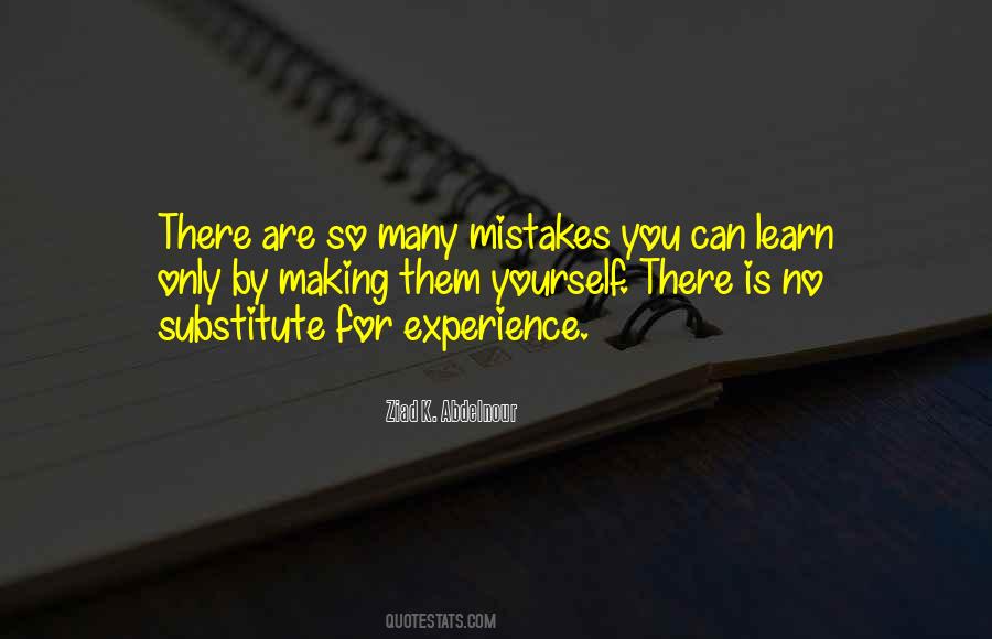 So Many Mistakes Quotes #1766423