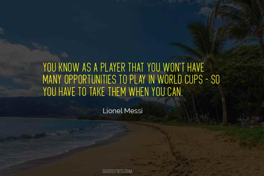 So Many Opportunities Quotes #1307799