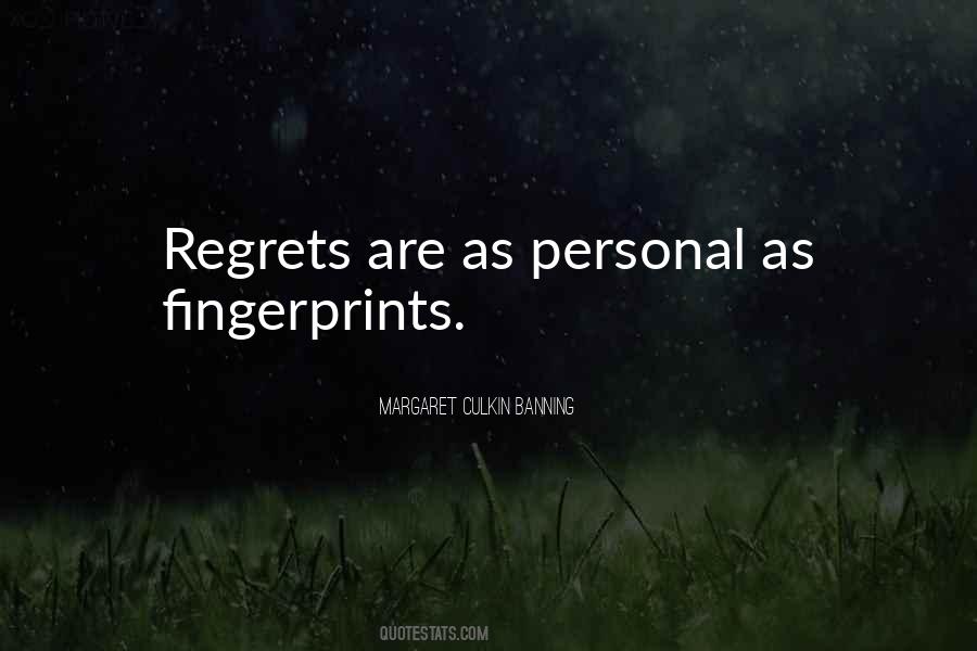 So Many Regrets Quotes #52087