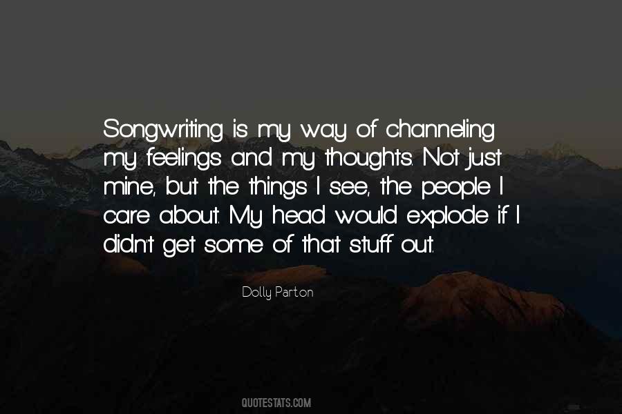 So Many Thoughts In My Head Quotes #11272