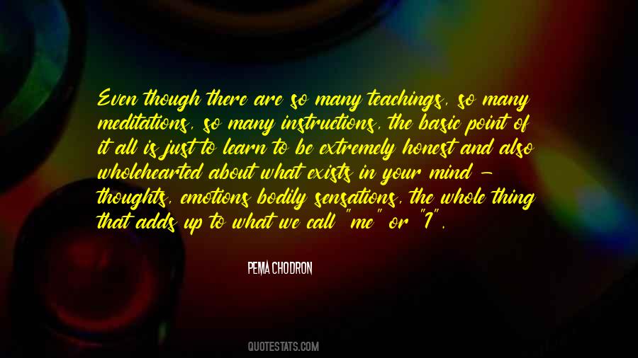 So Many Thoughts Quotes #543910