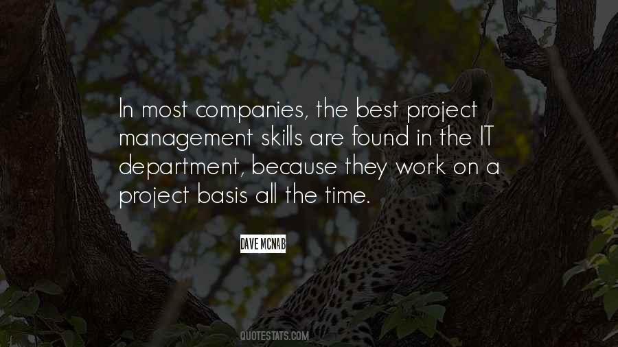 Quotes About Project Management #680189