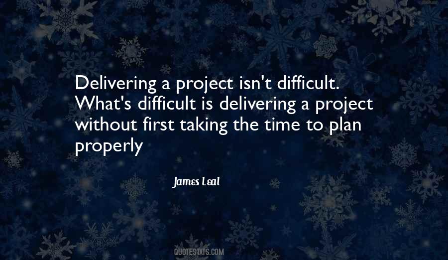 Quotes About Project Management #7689