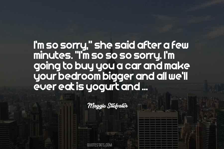 So So Sorry Quotes #1096969