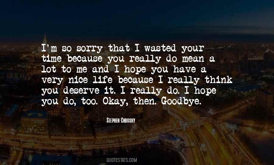 So So Sorry Quotes #209517