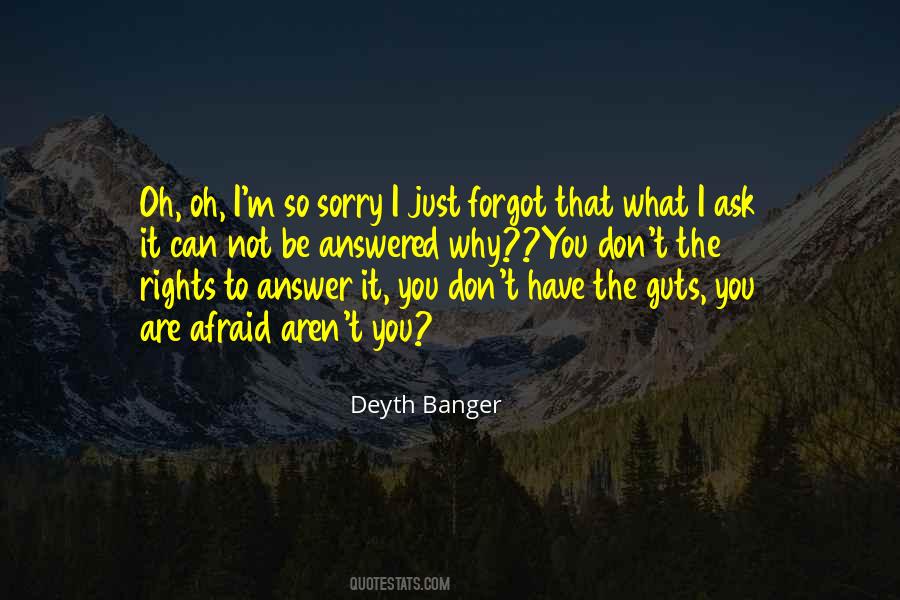 So So Sorry Quotes #272584