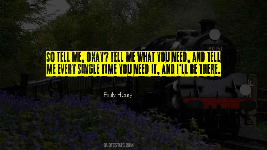 So Tell Me Quotes #1031802