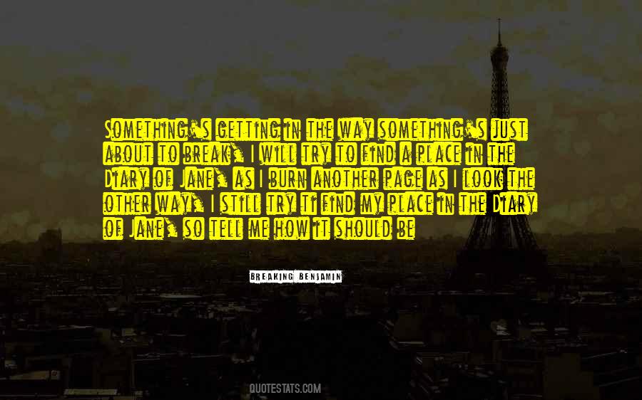 So Tell Me Quotes #600554
