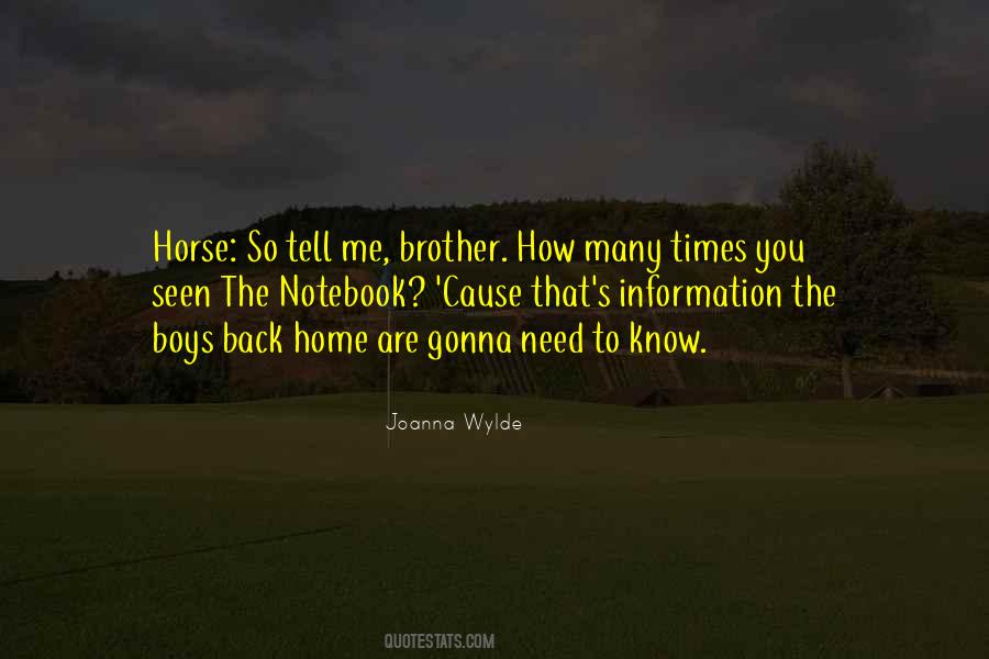 So Tell Me Quotes #872422