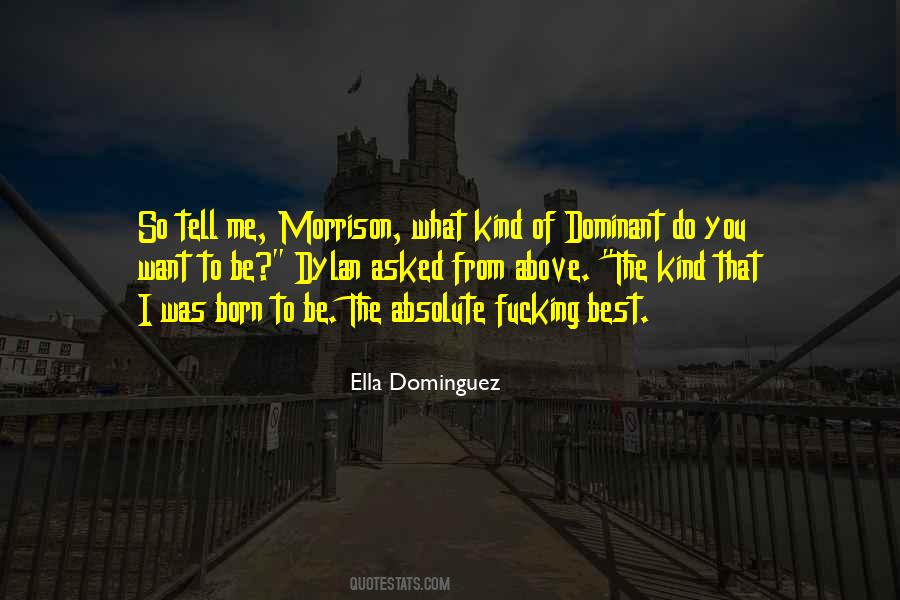 So Tell Me Quotes #917986