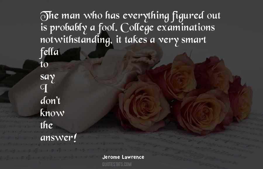 Quotes About Best Examinations #1295557