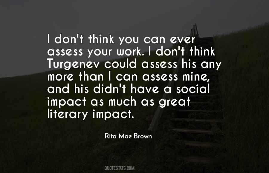 Social Impact Quotes #1275693