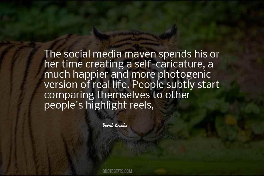 Social Media Life Quotes #1321505