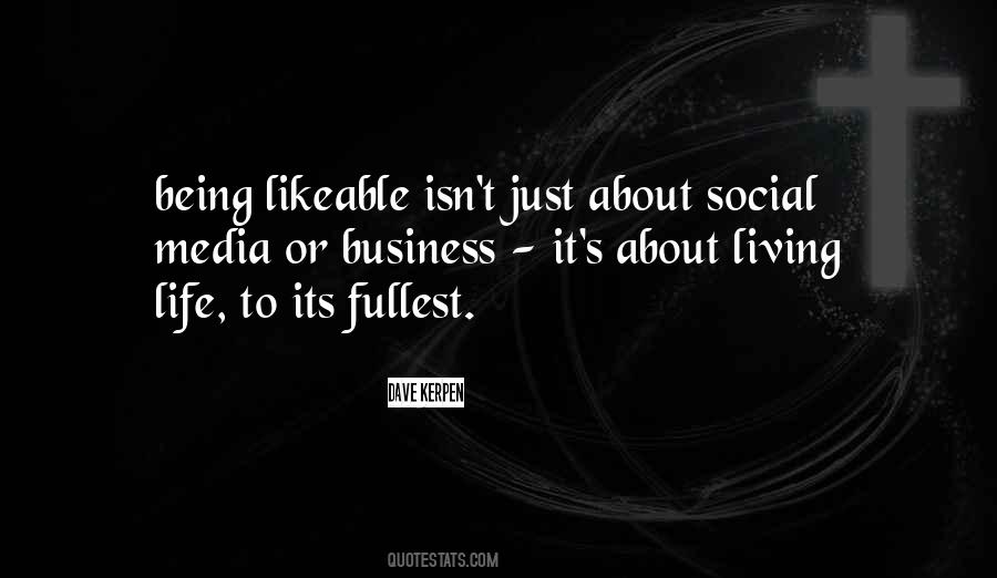 Social Media Life Quotes #361743