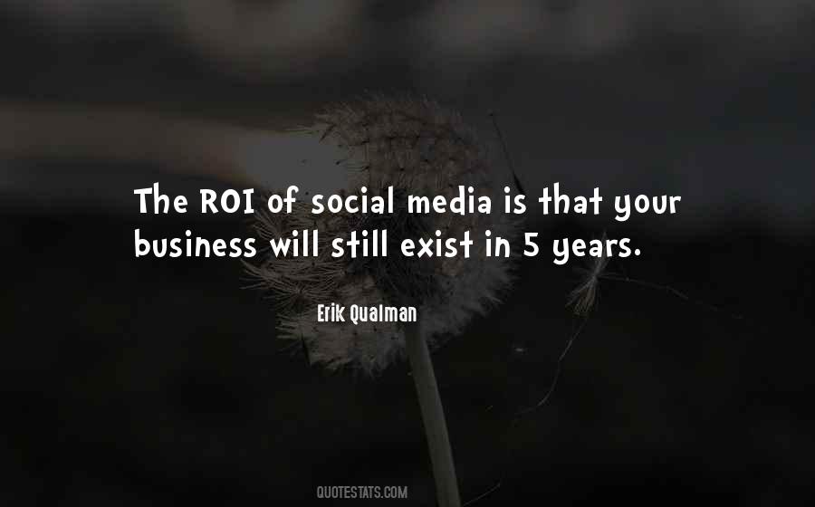 Social Media Roi Quotes #223156
