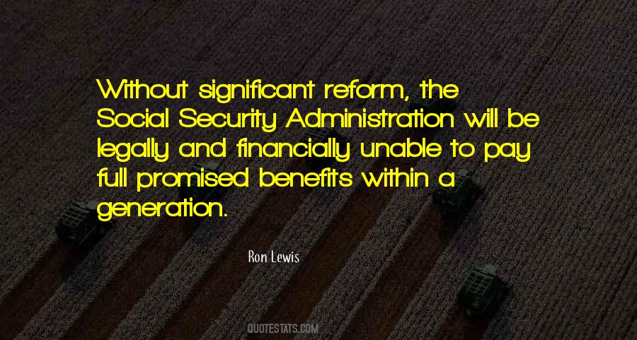 Social Security Administration Quotes #768934