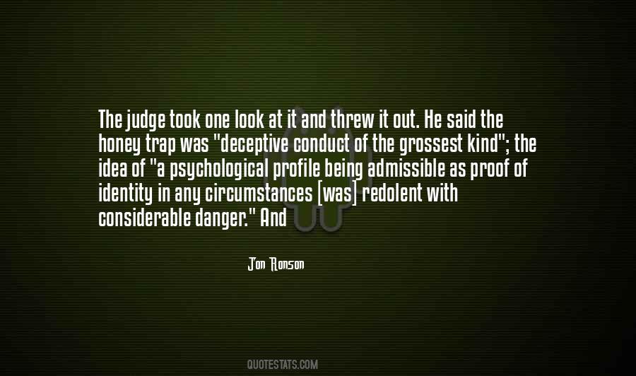 Quotes About Being A Judge #756803