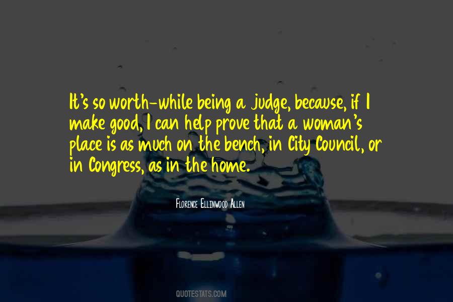 Quotes About Being A Judge #889494