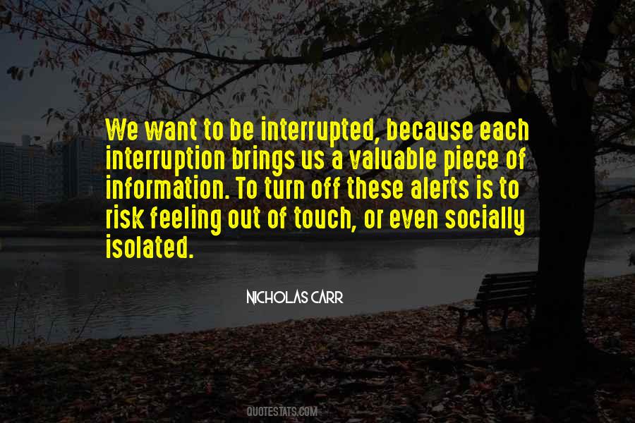 Socially Isolated Quotes #904061