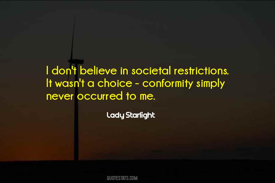 Societal Conformity Quotes #1290887
