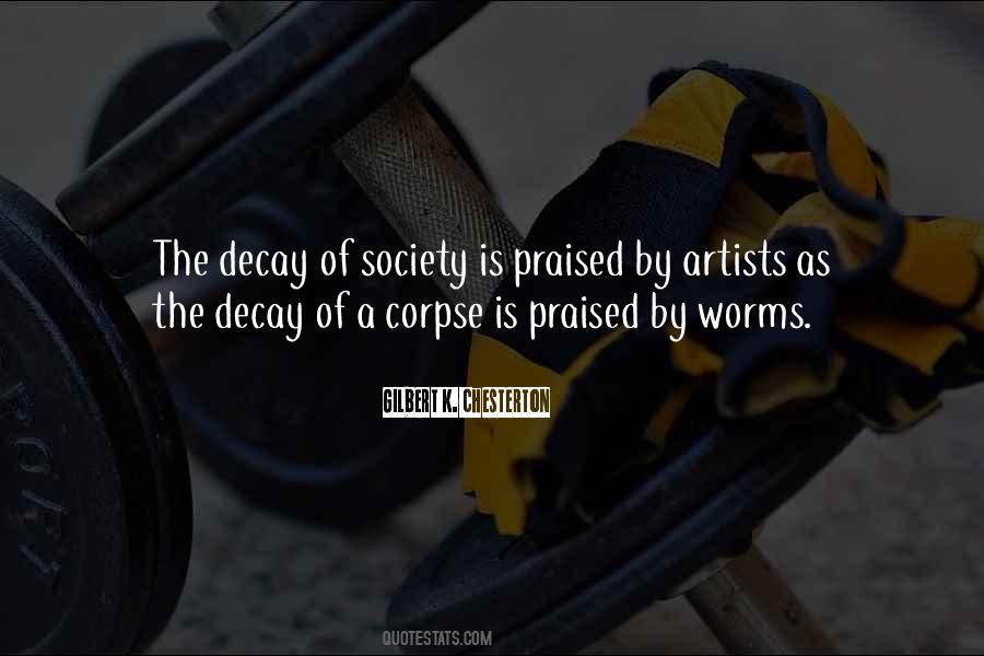 Society Decay Quotes #1055144