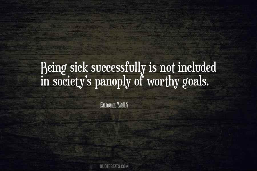 Society Is Sick Quotes #1516568