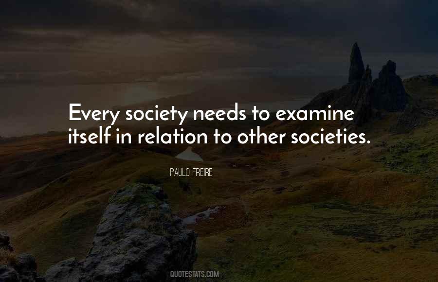 Society Needs Quotes #368907