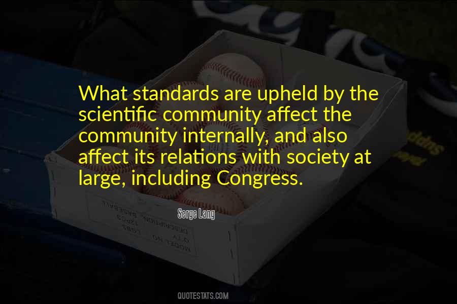 Society Standards Quotes #1275184