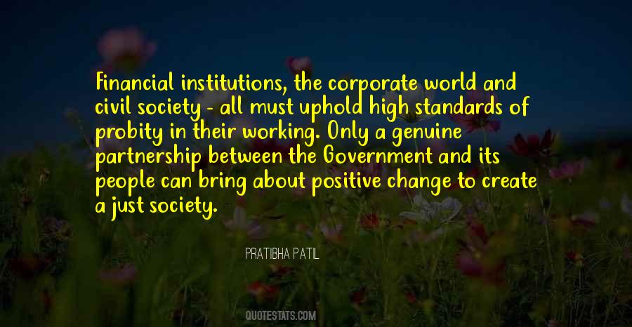 Society Standards Quotes #1277068