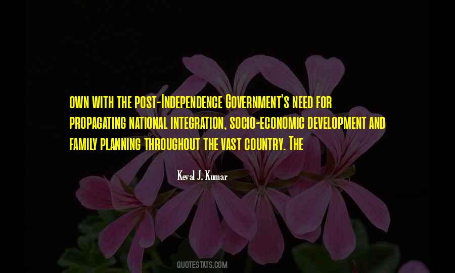 Socio Economic Development Quotes #184603