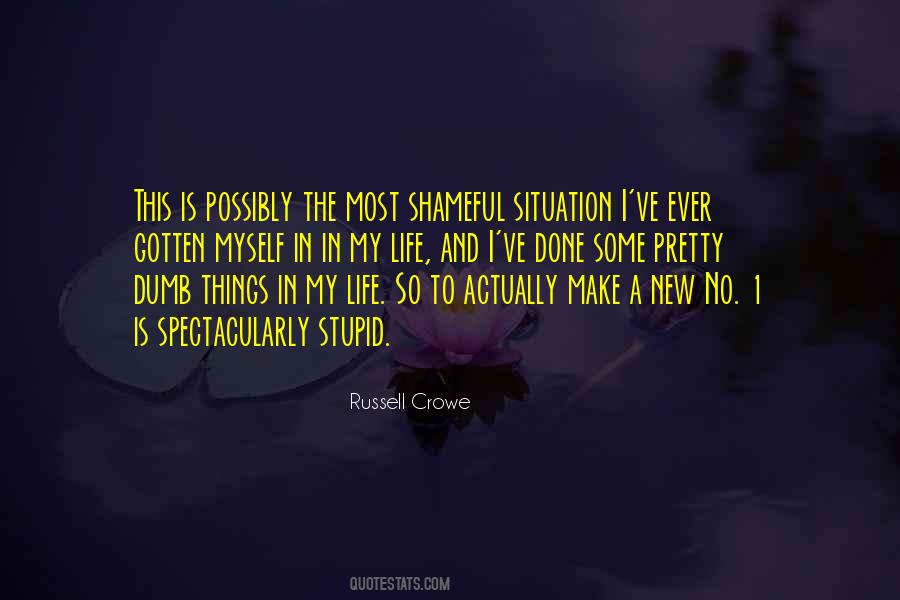 Quotes About Stupid Things In Life #1869003