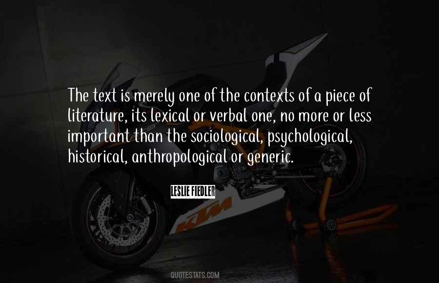 Sociological Quotes #997511