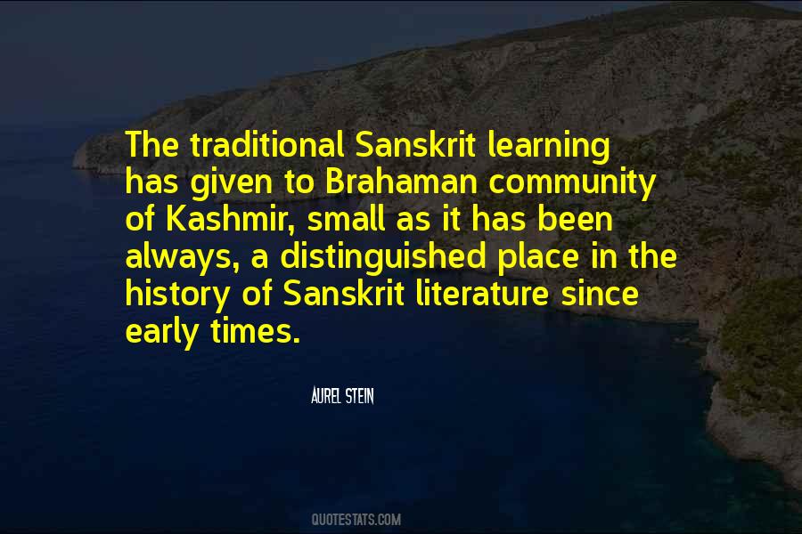 Quotes About Sanskrit #102766